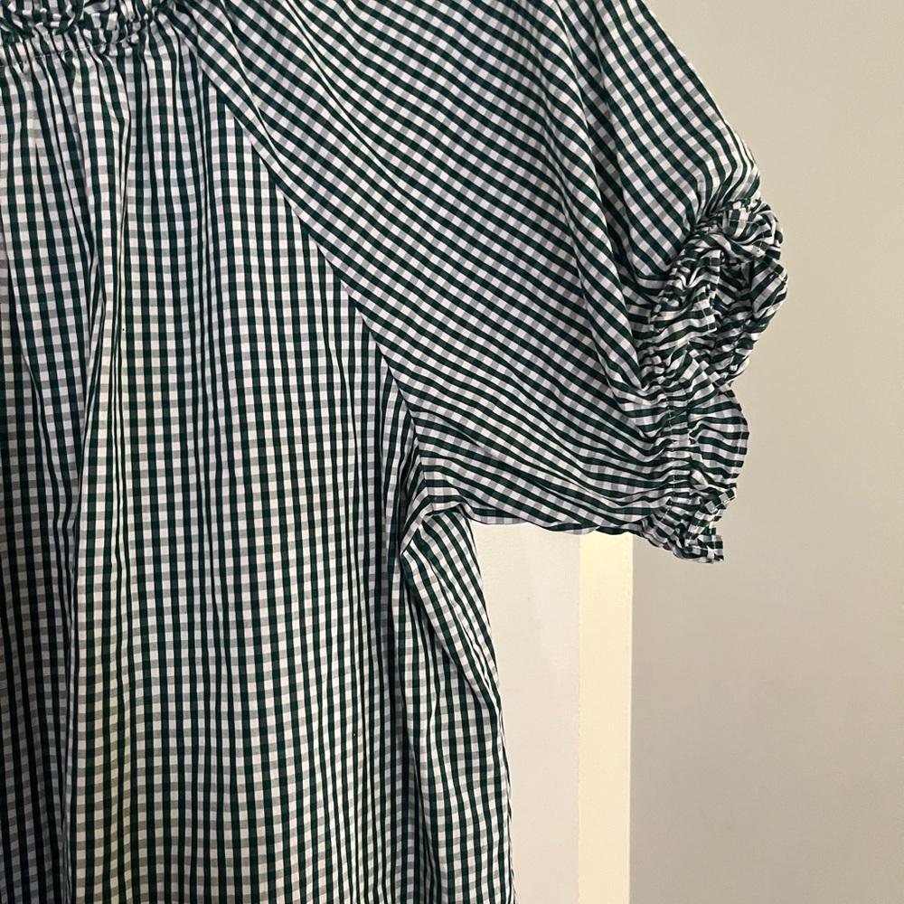 Hill House Home Emerald Gingham Katherine Nap Dress Size S Christmas Holiday - Picture 5 of 7